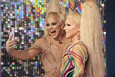 Courtney Act Facetimes International Drag Queen Friend Bianca Del Rio