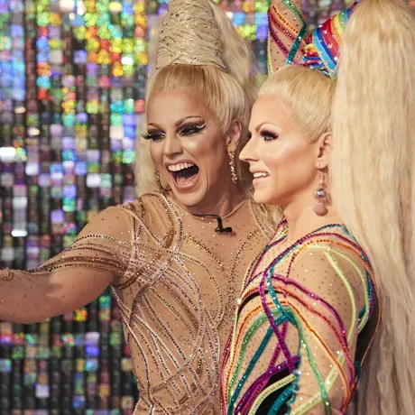 Courtney Act Facetimes International Drag Queen Friend Bianca Del Rio