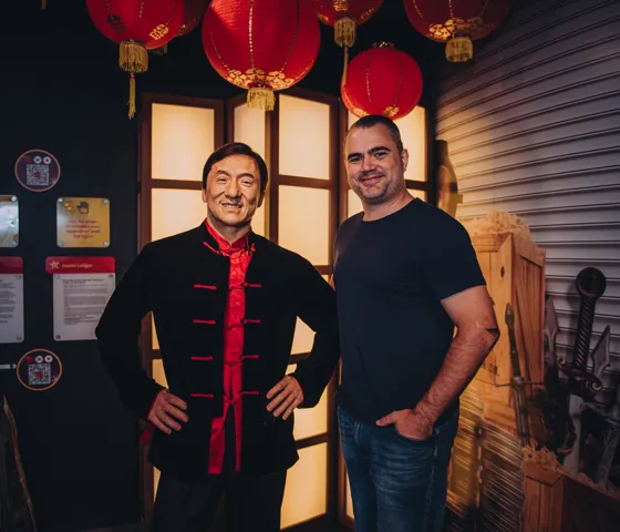 Guest with Jackie Chan