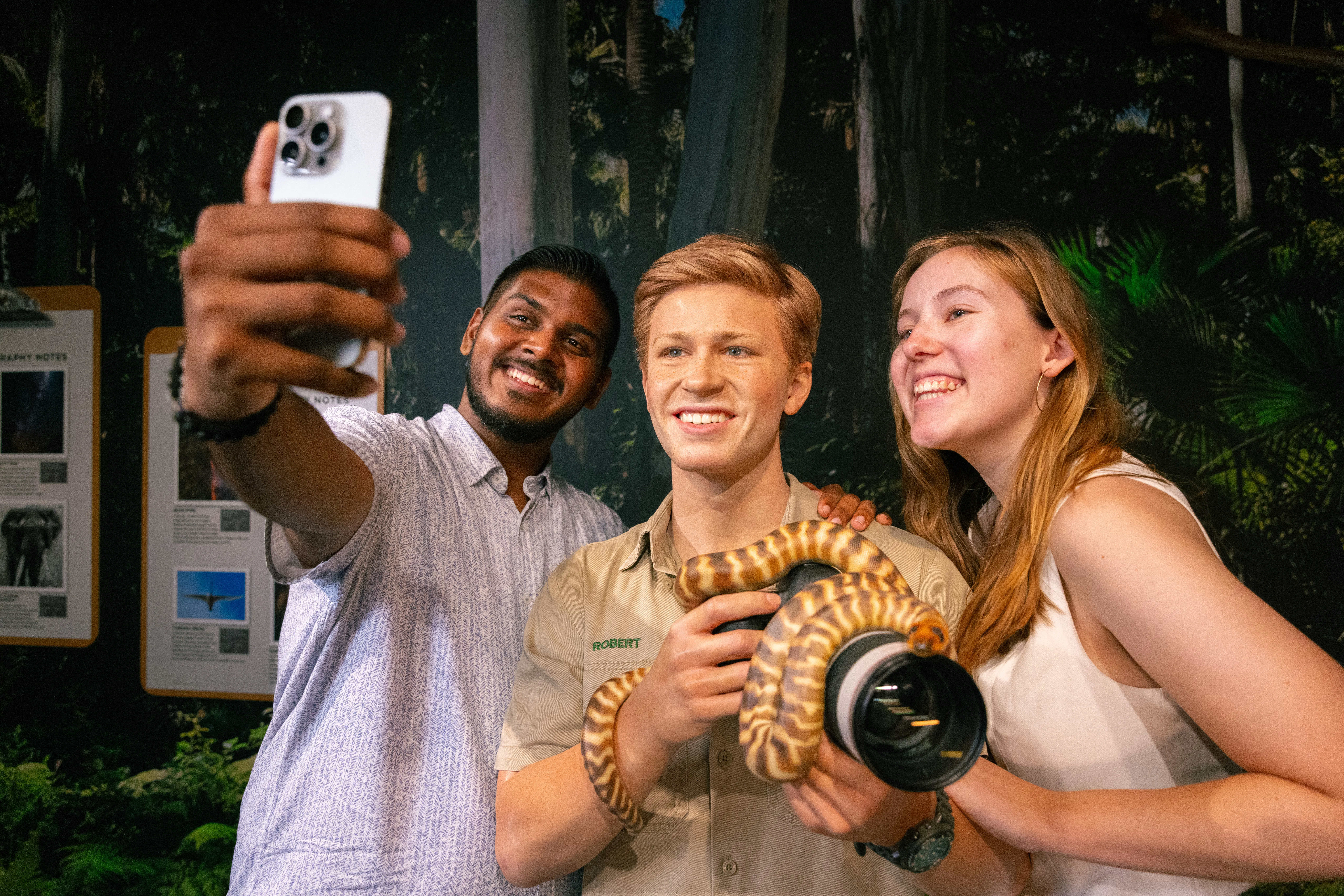 Guests Taking A Selfie With Robert Irwin