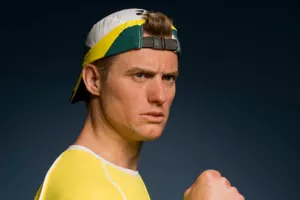 Llyeyton hewitt waxwork in hat