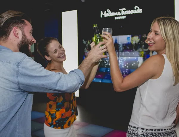 group of people with drinks