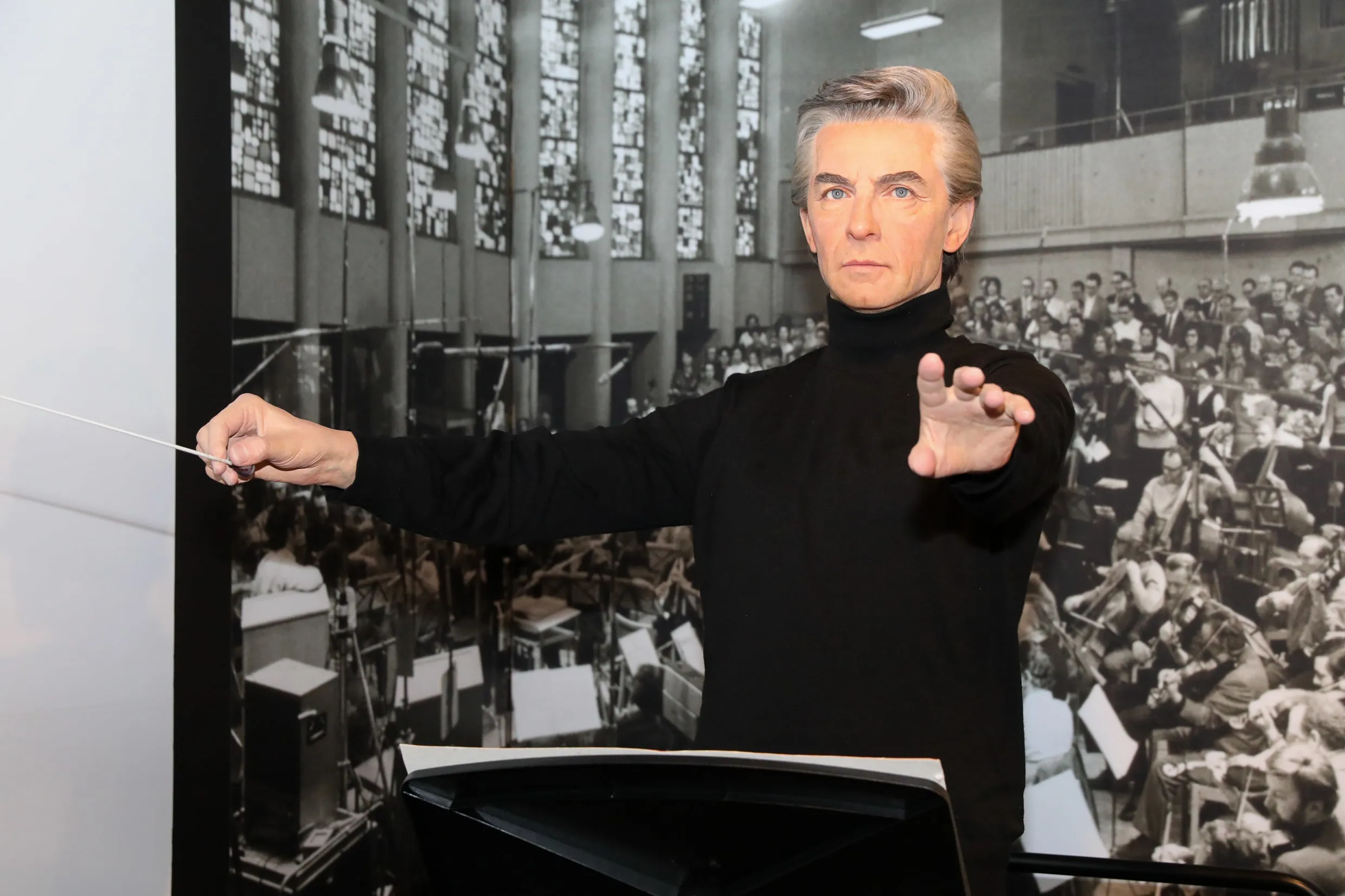 Herbert von Karajan als Wachsfigur im Madame Tussauds™ Wien