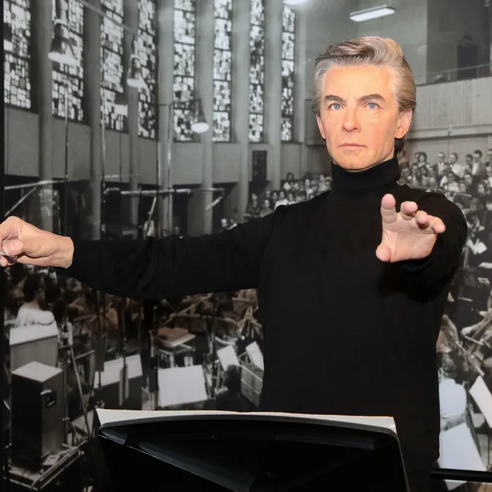 Wax figure of Herbert von Karajan at Madame Tussauds™ Vienna