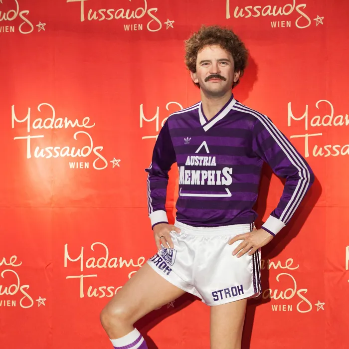 Soccer player Herbert Prohaska at Madame Tussauds™ Vienna
