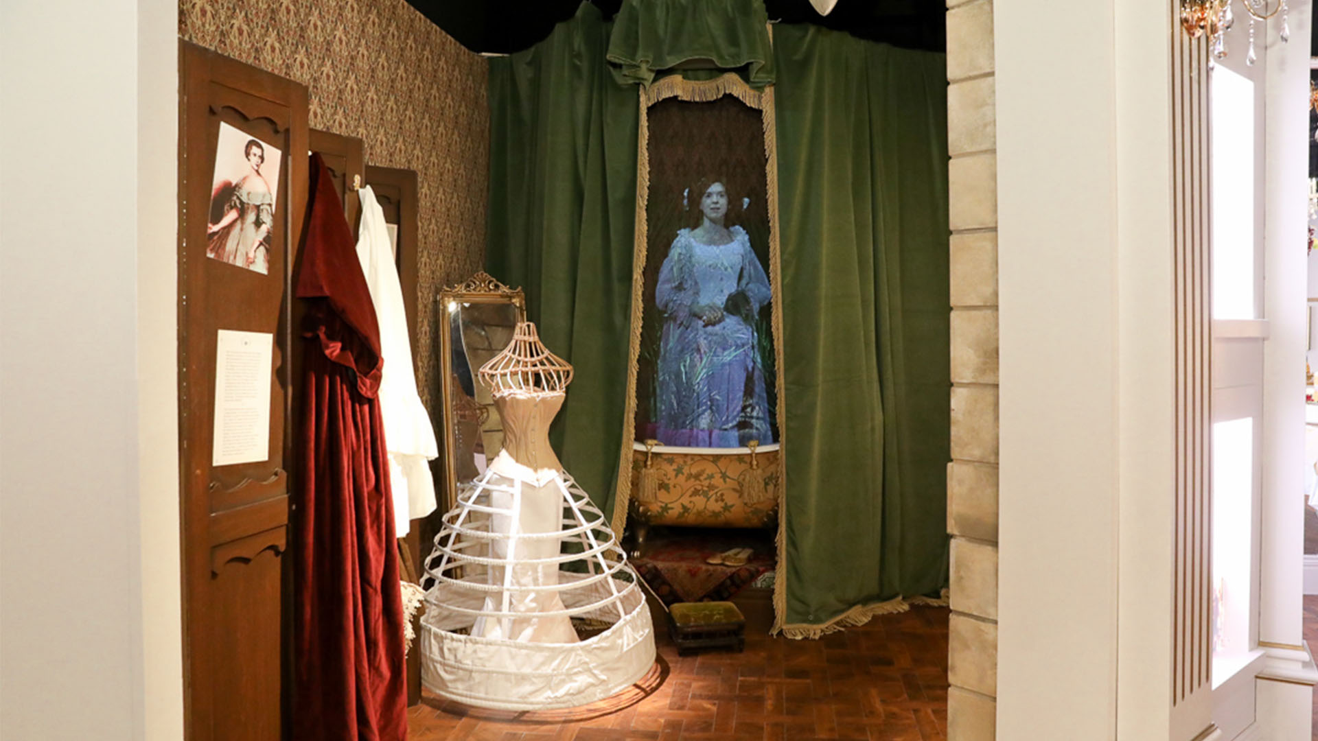 Das Ankleidezimmer von Kaiserin Sisi im Madame Tussauds™ Wien