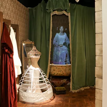 Das Ankleidezimmer von Kaiserin Sisi im Madame Tussauds™ Wien
