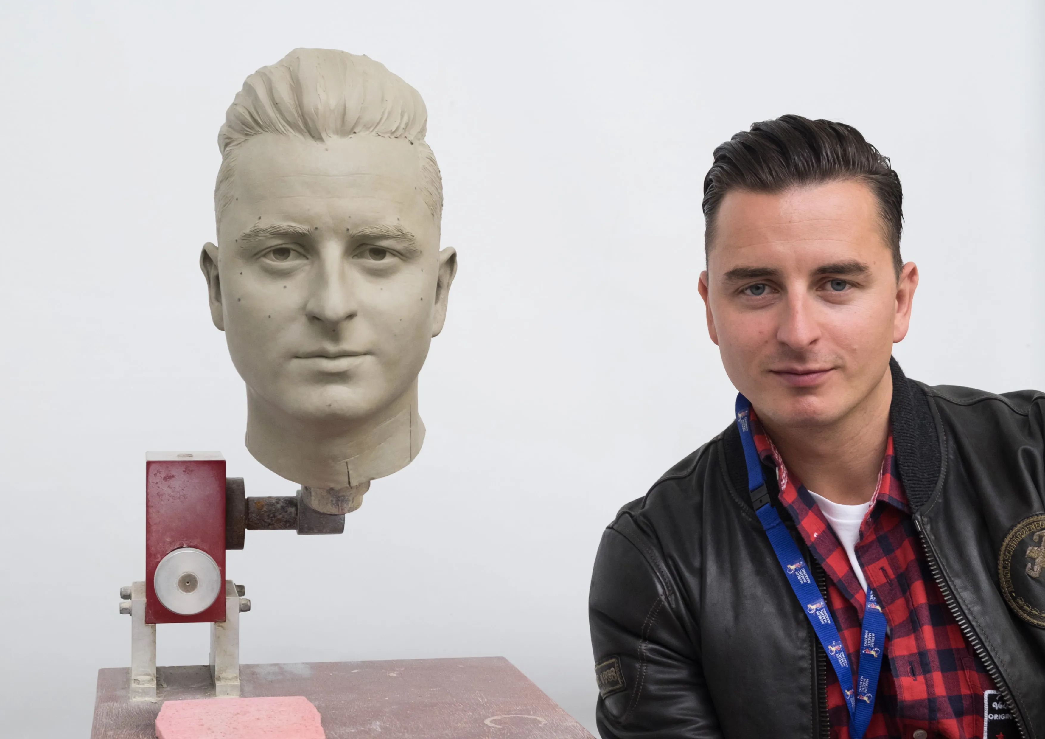 Andreas Gabalier bei der Herstellung seiner Wachsfigur im Madame Tussauds™ Wien