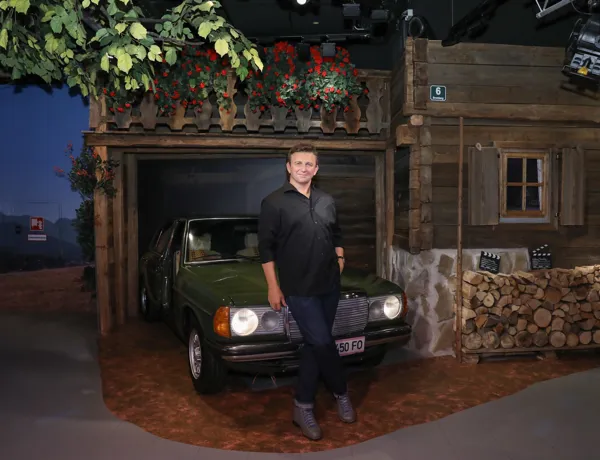 Hans Sigl in his role "Der Bergdoktor" at Madame Tussauds Vienna