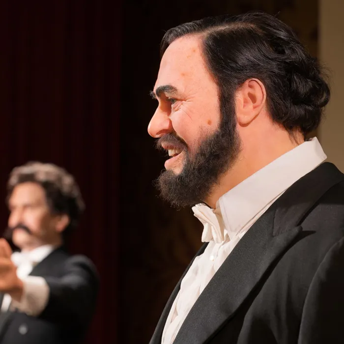 Meet tenor Luciano Pavarotti at Madame Tussauds™ Vienna