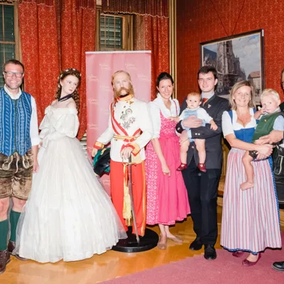 Sisi und Franz auf Reisen mit dem Madame Tussauds™ Wien